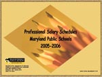 Professional Salary Schedules Maryland Public Schools 2005-2006