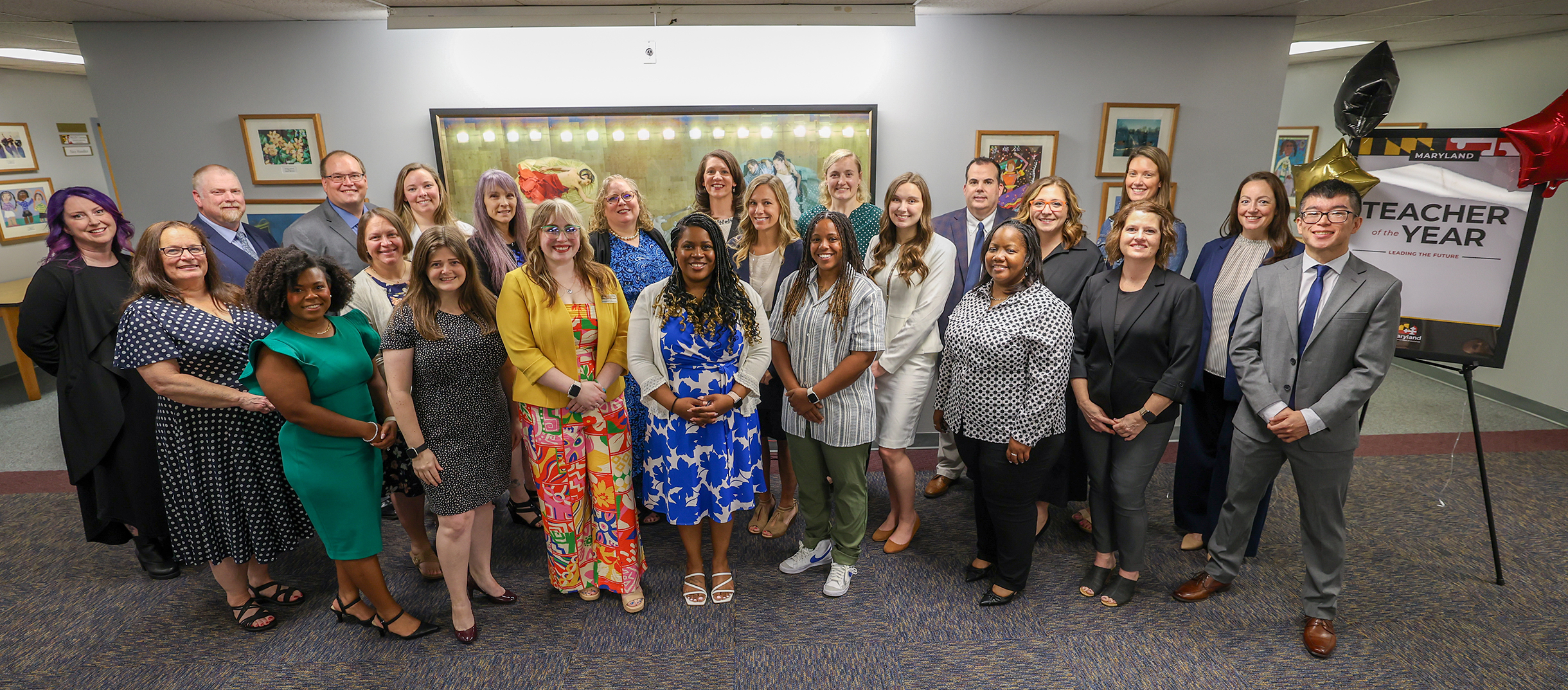 Teacher of the Year 2025-2026 Group Photo