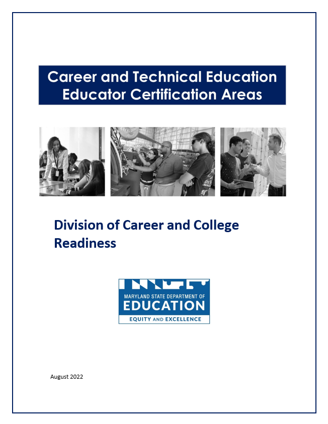 CTE Educator Certification Areas