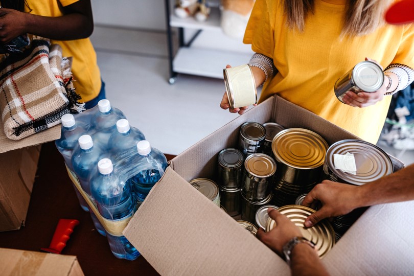 Packing canned food essentials