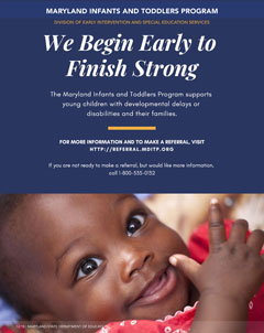 Maryland Infants and Toddlers Program (MITP) We Begin Early to Finish Strong